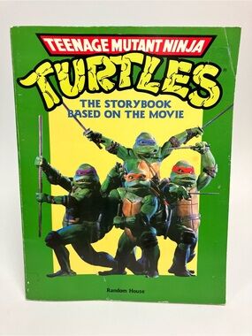 Vintage TMNT Book 1990 Storybook Based on the Teenage Mutant Ninja Turtles Movie